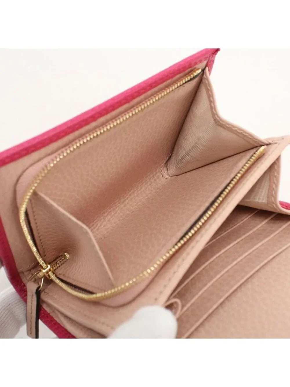 Gucci Compact Wallet Double Knot Bifold Leather - Picture 6 of 8